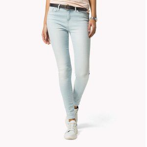 FADED WASH PUSH UP JEGGING FIT JEAN